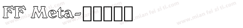 FF Meta字体转换